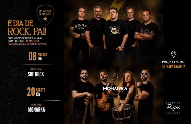É dia de ROCK, Pai!